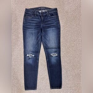 White House Black Market Dark Blue Skinny Jeans